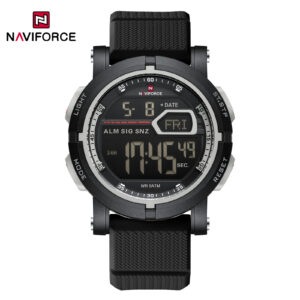 Naviforce 7139 T For Men - Black Red