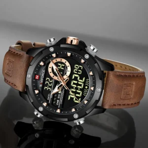 Naviforce 9208 L - Black Brown