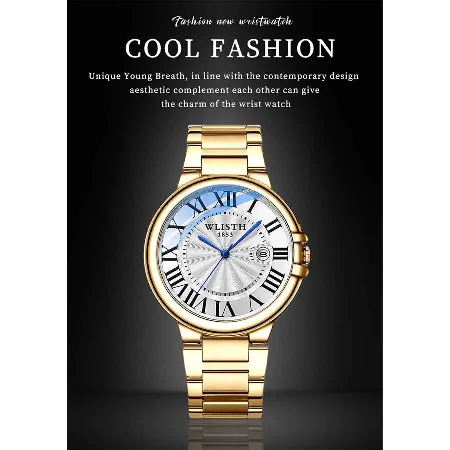 Luxury Business Men's Quartz Watch – Waterproof Stainless Steel Fashion Sport Wristwatch - Image 4