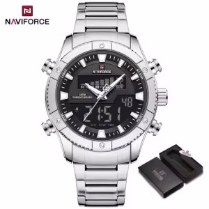 Naviforce 9259 - Silver Black