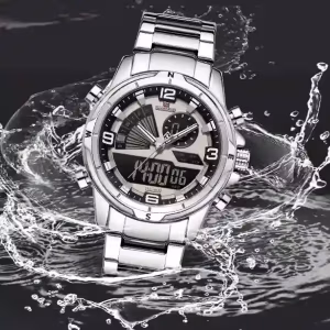 Naviforce 9257 For Men - Silver Gray