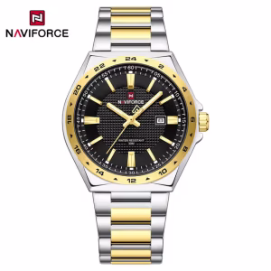 Naviforce - 9266 Silver Gold Black for Men
