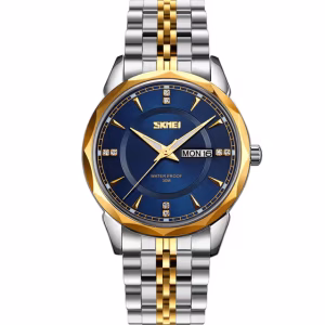 Skmei 9268 - Silver Gold Blue For Men