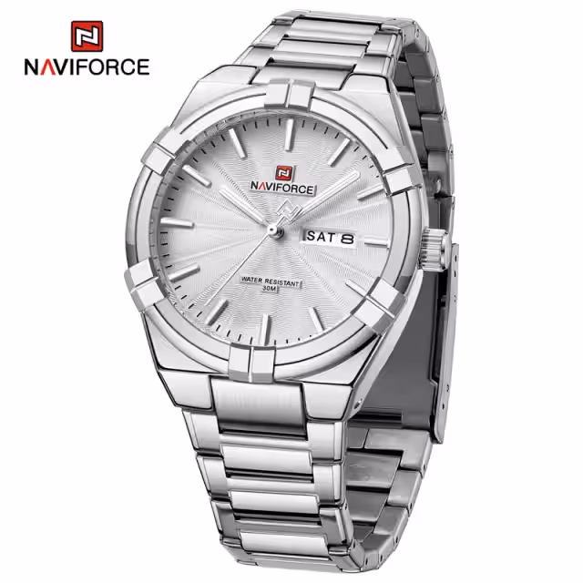 Naviforce 9218 CH - Silver