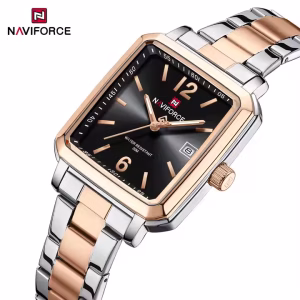 Naviforce 9252 - Silver Rose Black For Men